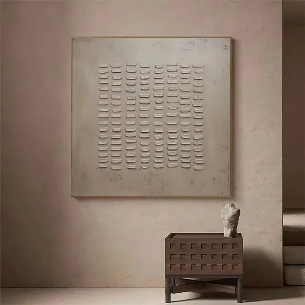 Rhythmic Tranquility Wabi Sabi Painting