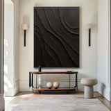 Black Minimalist Painting #art102116