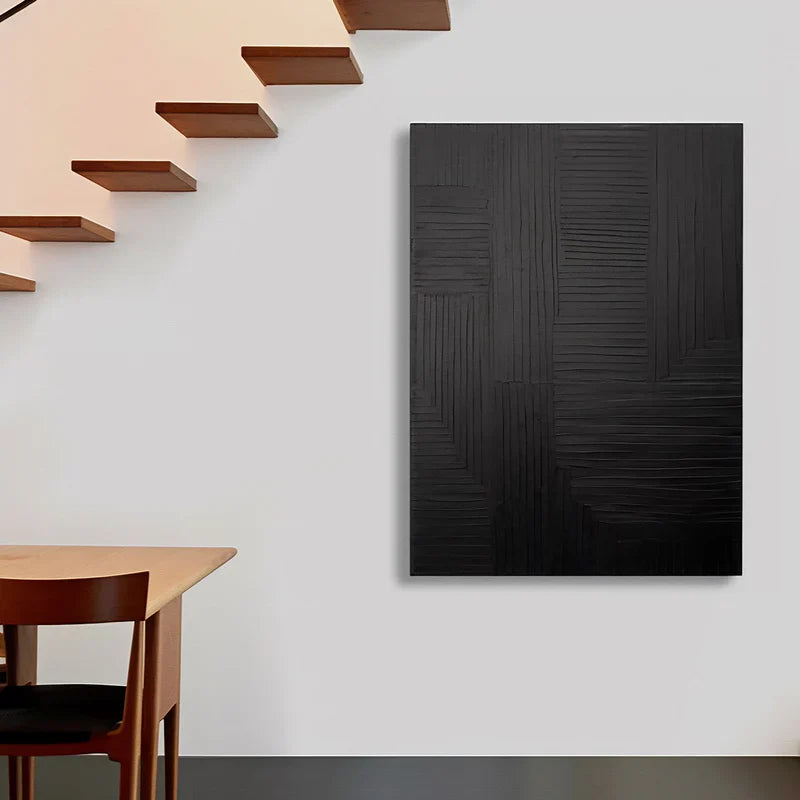 Black Minimalist Painting #art102118
