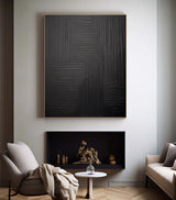 Black Minimalist Painting #art102118