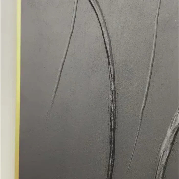 Black 3D Texture Painting