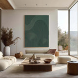 Blue & Green Minimalist Painting #art102124
