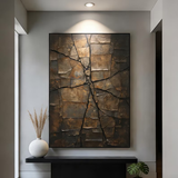 Custom Large Texture Painting on Canvas