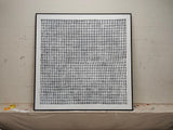 Tactile Minimalist Grid Textured Canvas Wall Art
