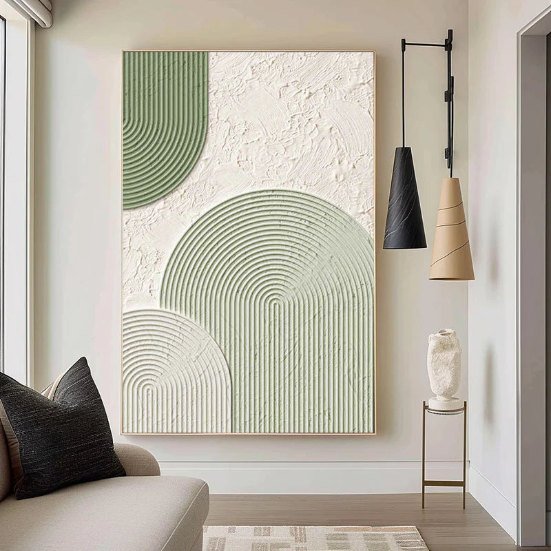 Green Minimalist Painting #art10213