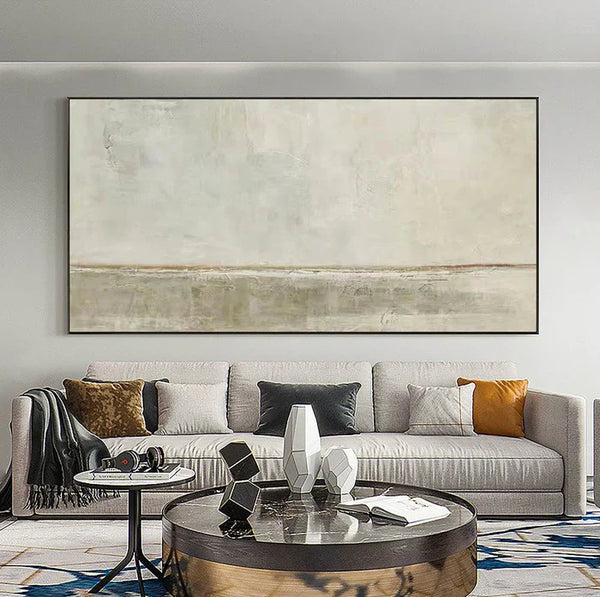 Neutral Toned Landscape Abstract Wall Art