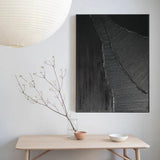 Black Minimalist Abstract Painting #AVG 00202