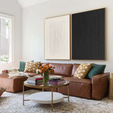 Minimalist Textured Canvas Painting Set of 2