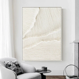 Minimalist Textured Neutral Canvas Art