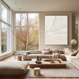 Minimalist Textured Neutral Canvas Art