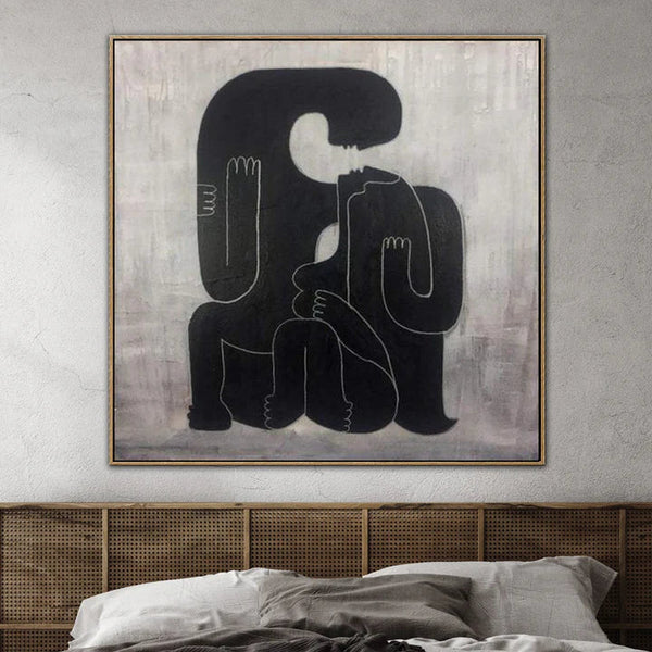 Oversized Love Forever Abstract Art