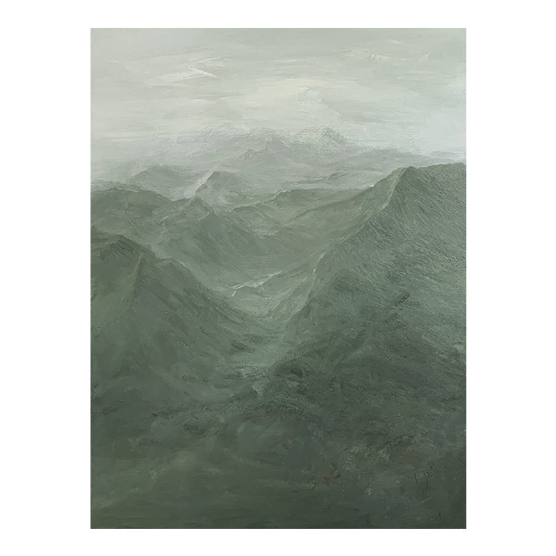 Blue & Green Abstract Painting #AVG 00104