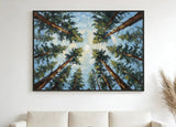 Custom Large Texture Painting on Canvas