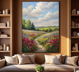Custom Large Texture Painting on Canvas