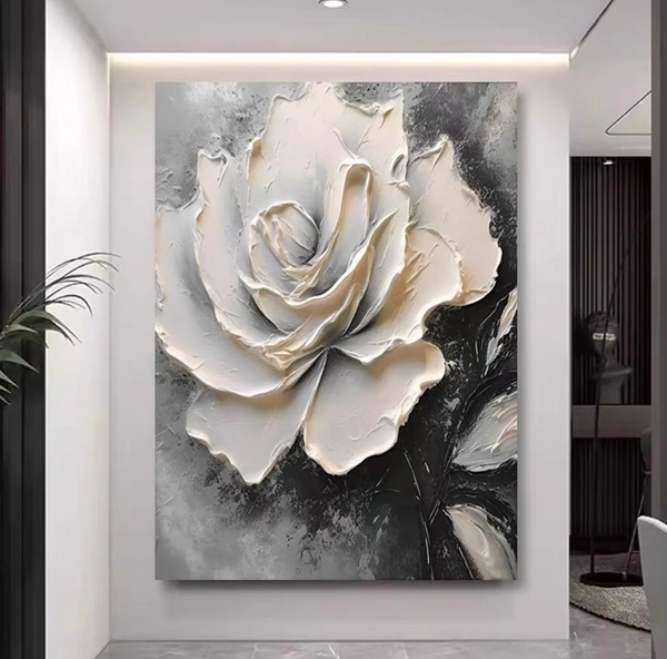 Custom Large Texture Painting on Canvas