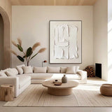 White Minimalist Painting #art10217
