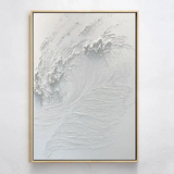Whispering Waves Abstract Surf Art Painting