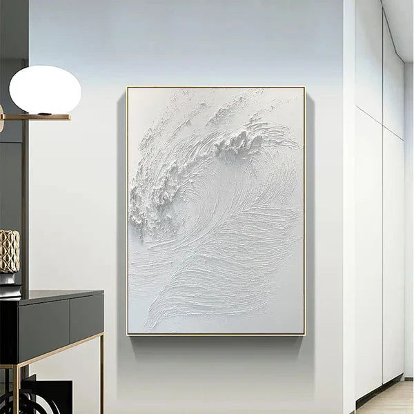 Whispering Waves Abstract Surf Art Painting