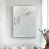 Whispering Waves Abstract Surf Art Painting