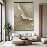 Custom Large Texture Painting on Canvas