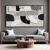 Custom Large Texture Painting on Canvas