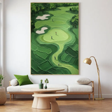 Custom Large Texture Painting on Canvas