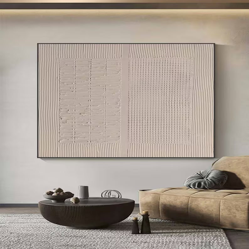 Pure Textured Minimalist Wall Art #art2637