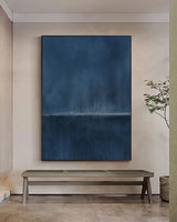 Pure Blue Minimalist Art Texture #art2635