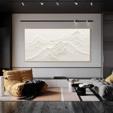 3D White Mountain Painting #2619