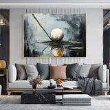 Abstract Golfing Oil Painting on Canvas #art268