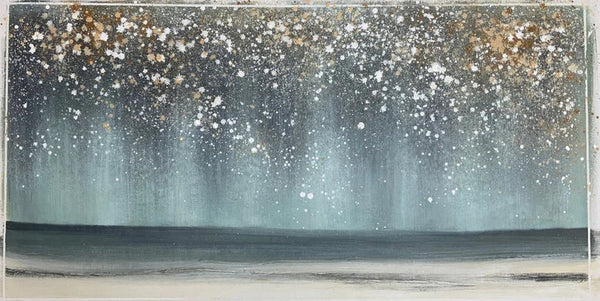 Brilliant Abstract Boho Painting on canvas  #2612