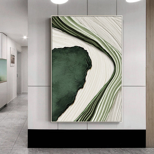 River Flow Abstract Painting