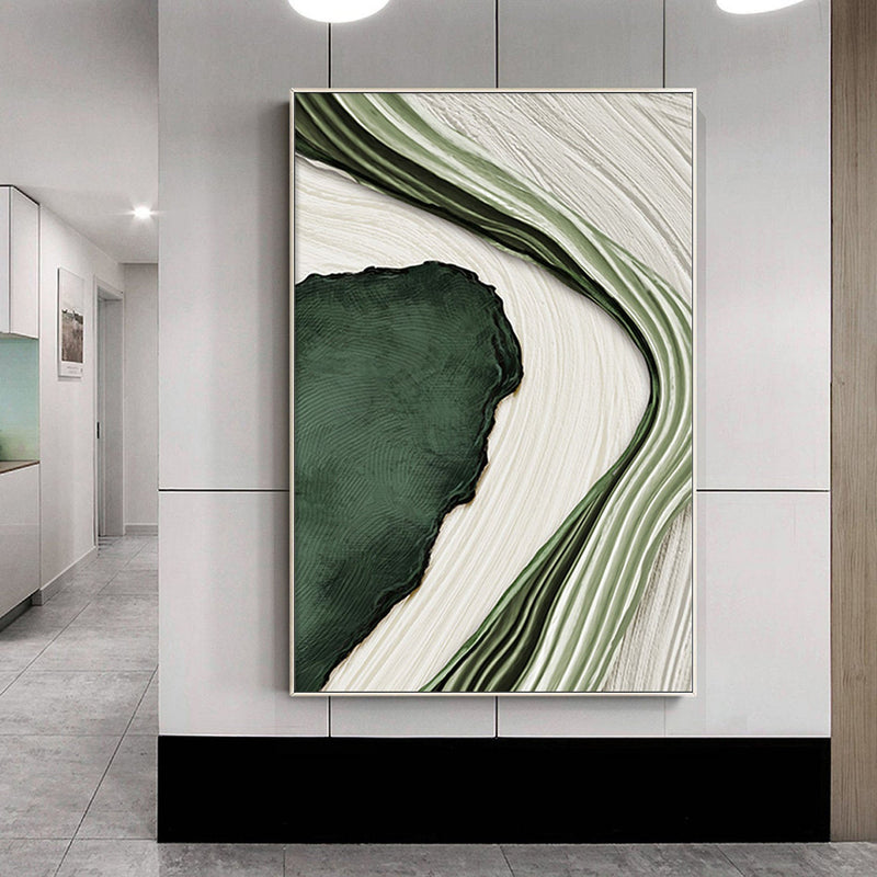 River Flow Abstract Painting
