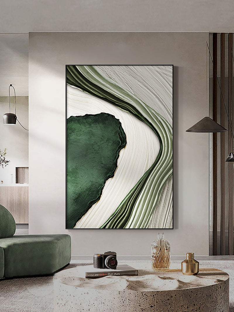 River Flow Abstract Painting