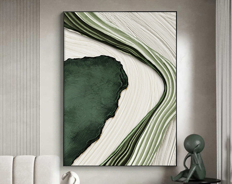 River Flow Abstract Painting