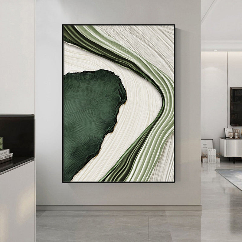 River Flow Abstract Painting