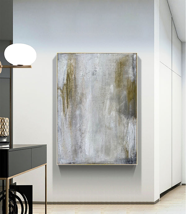 Beige & Brown Abstract Painting #CXA 00302