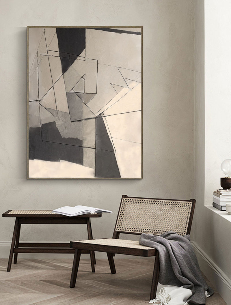 Grey Minimalist Painting #CXA 00907