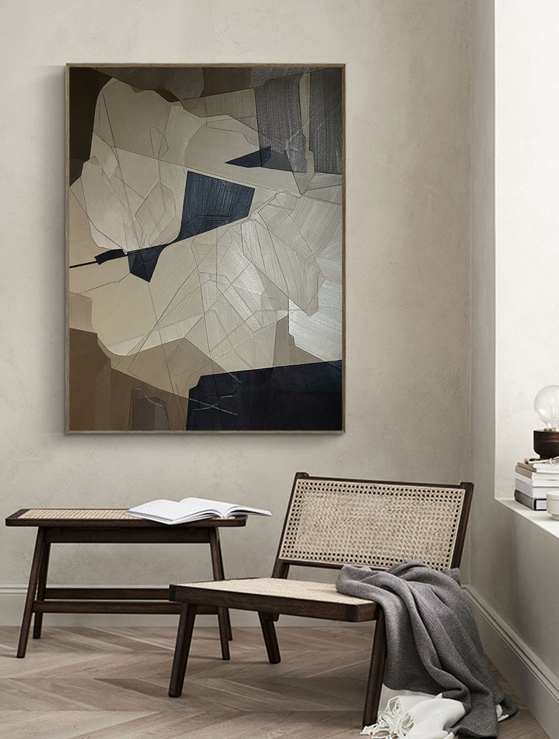 Grey Minimalist Painting #CXA 00205