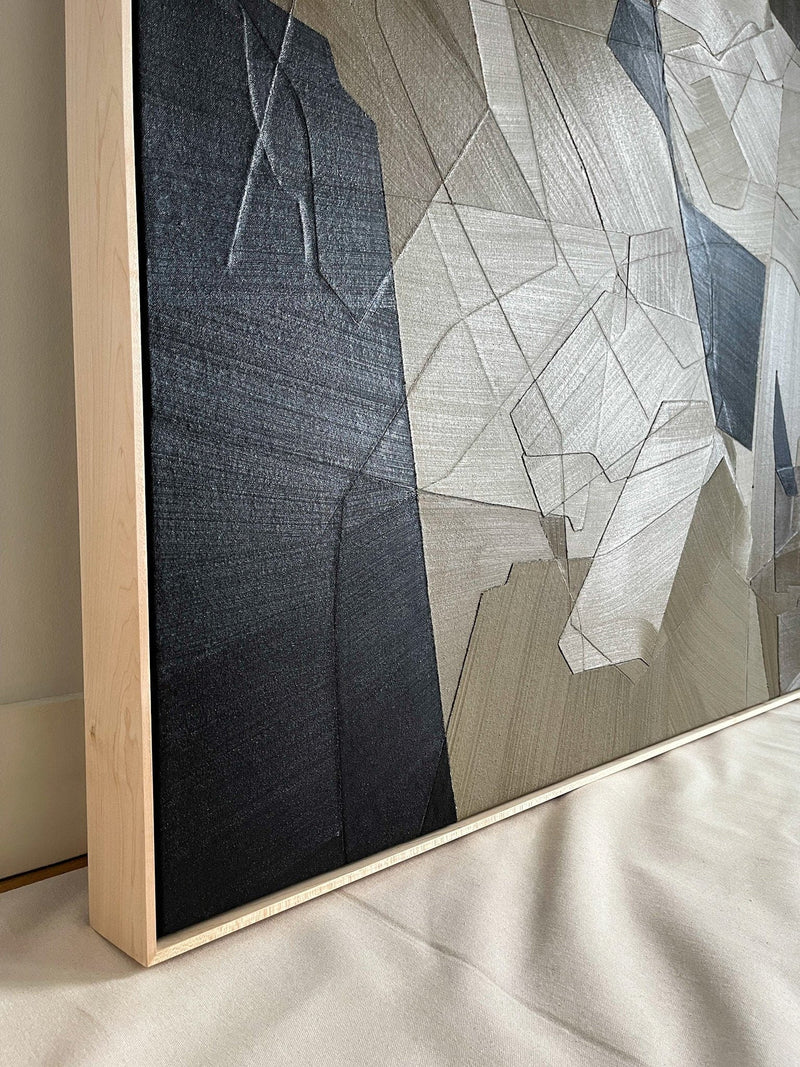 Grey Minimalist Painting #CXA 00205