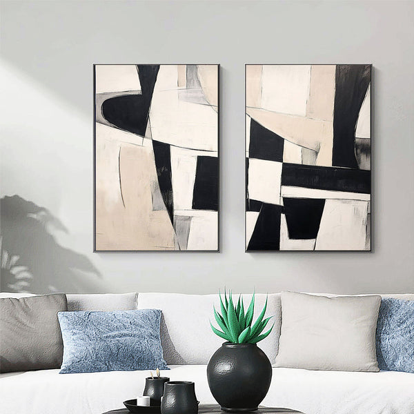 Abstract Tranquility Painting SET OF 2 #CXA 00101