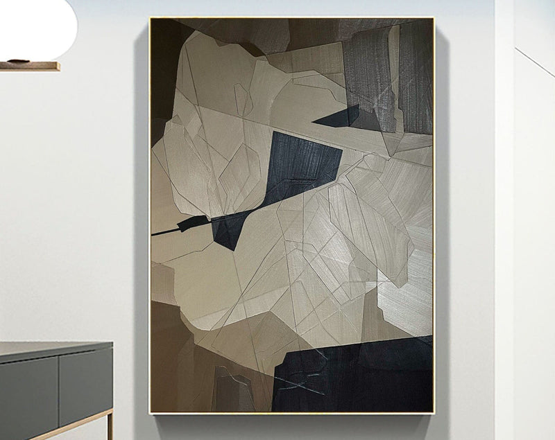 Grey Minimalist Painting #CXA 00205