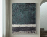 Blue & Green Abstract Painting #CXA 00203