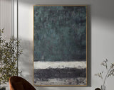 Blue & Green Abstract Painting #CXA 00203