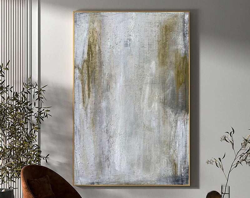 Beige & Brown Abstract Painting #CXA 00302