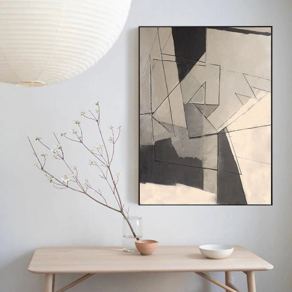 Grey Minimalist Painting #CXA 00907