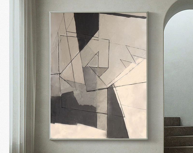 Grey Minimalist Painting #CXA 00907