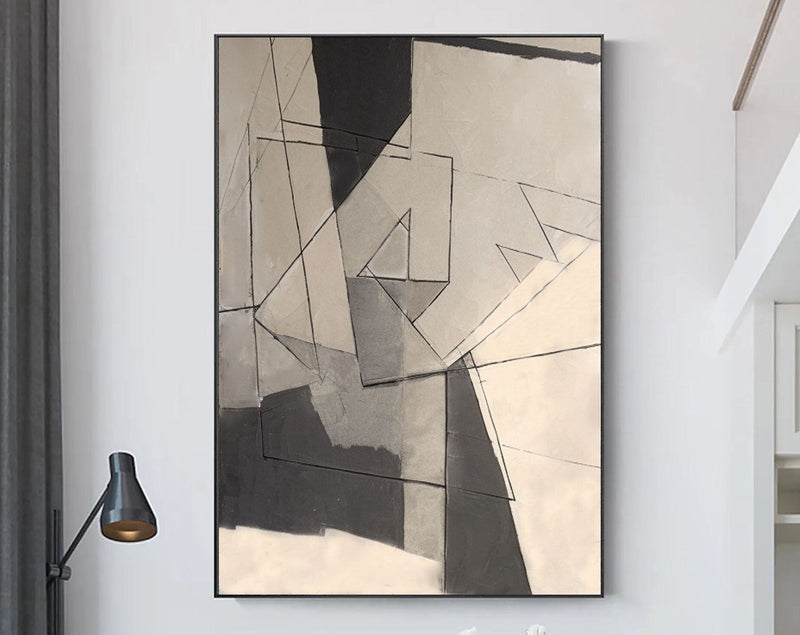 Grey Minimalist Painting #CXA 00907
