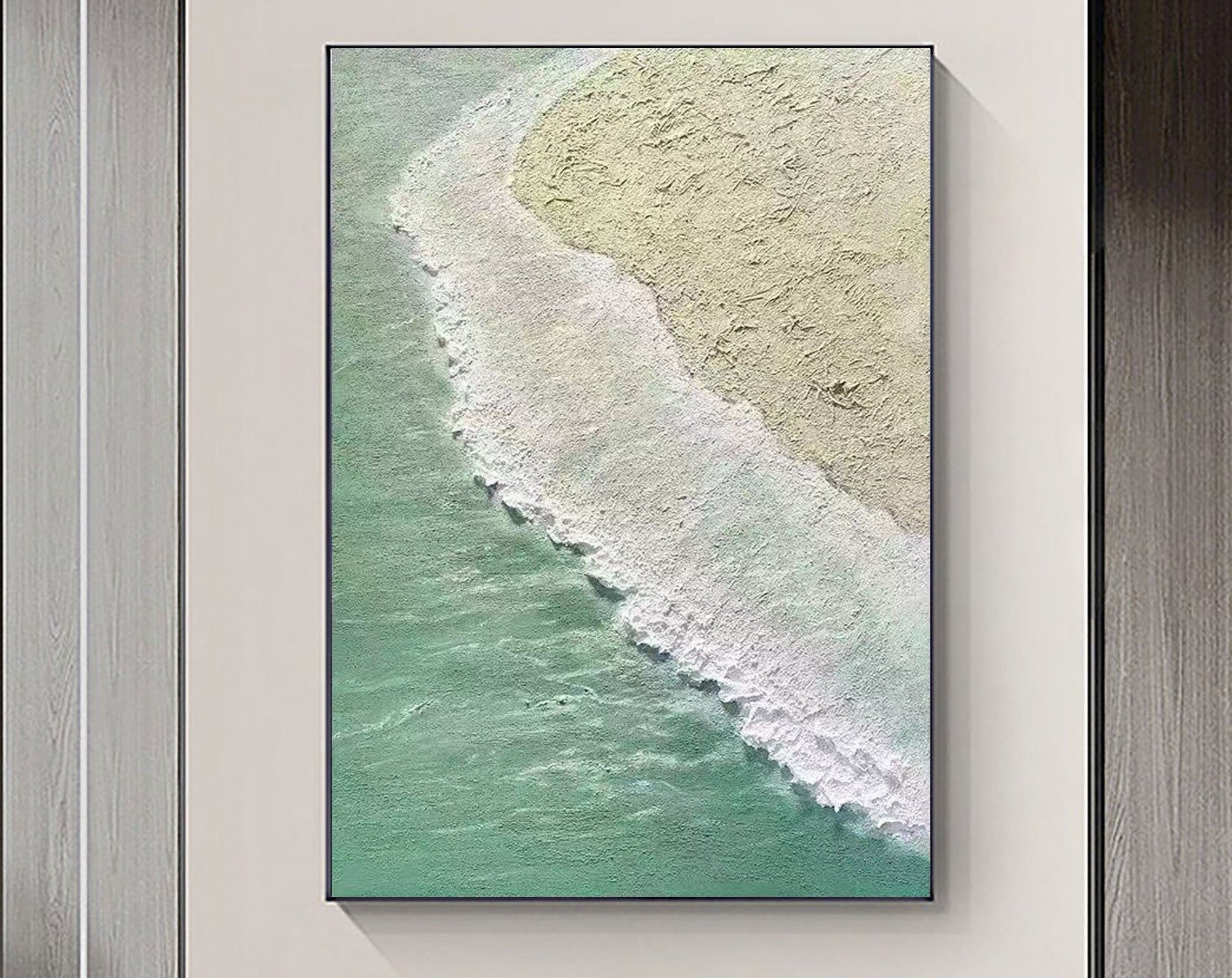 Blue & Green Abstract Painting #CXA 00404