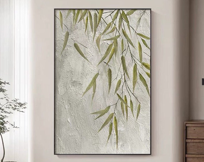White Minimalist Abstract Painting #CXA 00806
